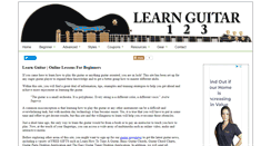 Desktop Screenshot of learnguitar123.com